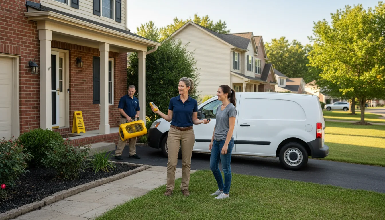 Water restoration image for Home Water Damage Repair in Osawatomie, KS